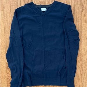 $15 ➡️ Large Navy Blue V Neck Sweater
